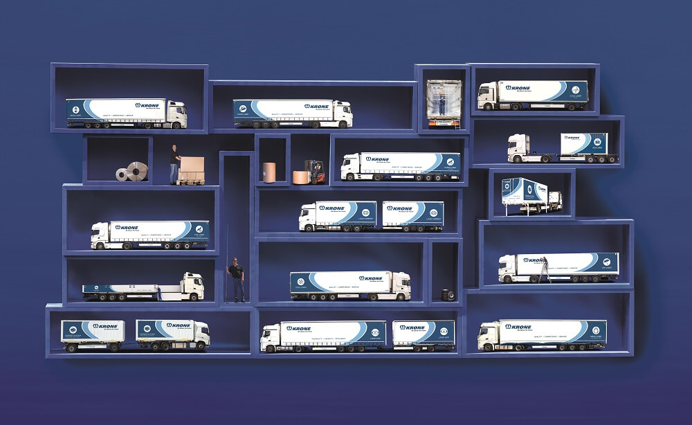 KRONE produces a wide range of trailers to meet almost any transport need